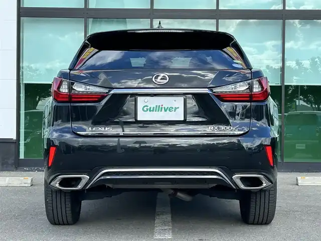 レクサス ＲＸ 300 Fスポーツ 和歌山県 2017(平29)年 5万km グラファイトブラックガラスフレーク 純正メーカーナビ/フルセグTV/バックカメラ/プリクラッシュセーフティー/ブラインドスポットモニター/ヘッドアップディスプレイ/レーダークルーズコントロール/レザーシート/パワーシート/ポジションメモリー/シートヒーター/シートエアベンチレーション/前後ドライブレコーダー/ビルトインETC/レーダー探知機/パワーバックドア/ステアリングヒーター/純正アルミホイール/トノカバー/三眼LEDヘッドライト/オートライト/オートマチックハイビーム