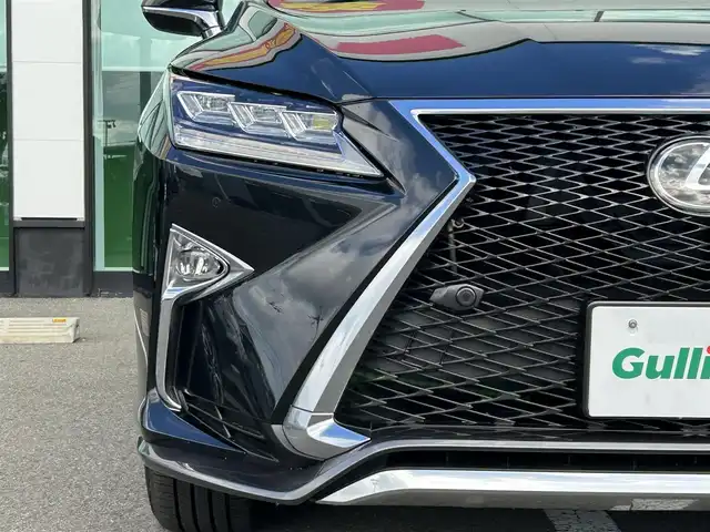 レクサス ＲＸ 300 Fスポーツ 和歌山県 2017(平29)年 5万km グラファイトブラックガラスフレーク 純正メーカーナビ/フルセグTV/バックカメラ/プリクラッシュセーフティー/ブラインドスポットモニター/ヘッドアップディスプレイ/レーダークルーズコントロール/レザーシート/パワーシート/ポジションメモリー/シートヒーター/シートエアベンチレーション/前後ドライブレコーダー/ビルトインETC/レーダー探知機/パワーバックドア/ステアリングヒーター/純正アルミホイール/トノカバー/三眼LEDヘッドライト/オートライト/オートマチックハイビーム