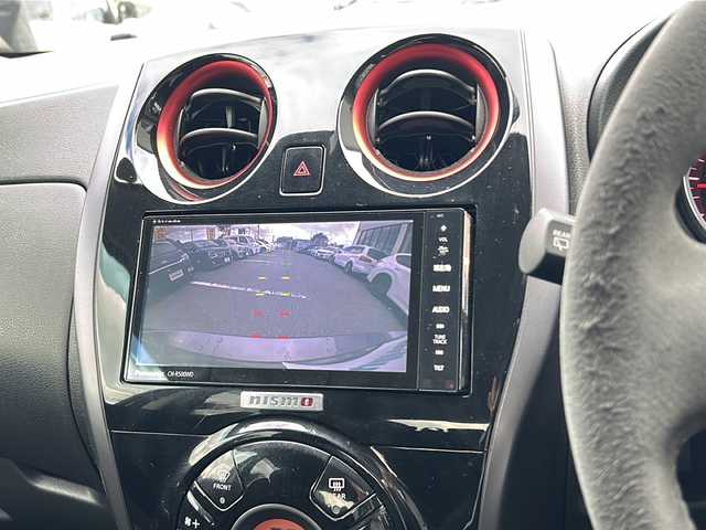 日産 ノート ニスモS 大阪府 2014(平26)年 7万km グレー ５速ＭＴ　社外ナビ　ＣＤ　ＤＶＤ　ＢＴ　フルセグＴＶ　バックカメラ　ＥＴＣ　スマートキー　電動格納ミラー　ＬＥＤオートライト