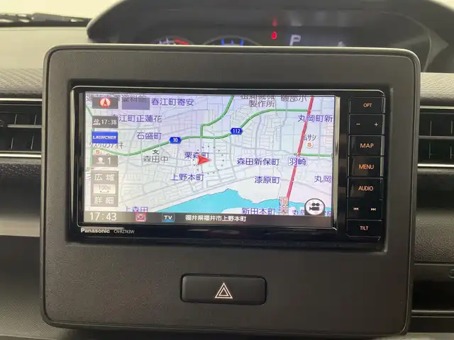 スズキ ワゴンＲ HYBRID FZ 福井県 2019(平31)年 3.2万km ピュアホワイトP 純正ナビ　/全方位カメラ　/衝突被害軽減ブレーキ　/前方ドラレコ　/オートライト　/スペアキー　/ＨＵＤ /レーンキープアシスト