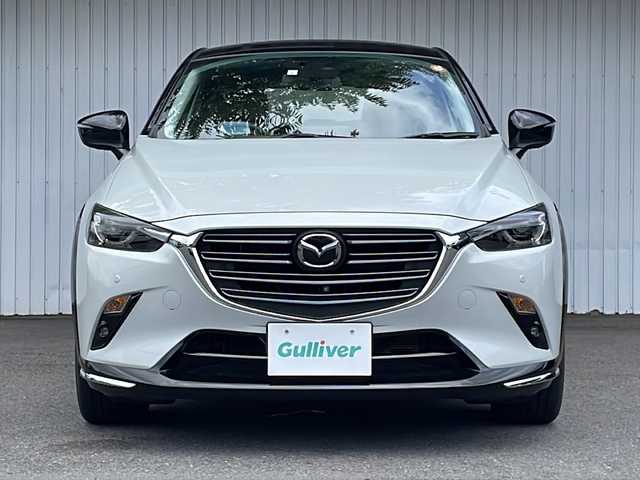 マツダ ＣＸ－３ XD スーパー エッジー 長野県 2023(令5)年 0.6万km パールⅡ ワンオーナー /マツダコネクトナビフルセグTV/360度ビューカメラ/ハーフレザーシート/パワーシート/純正１８インチアルミ/前後コーナーセンサー /アダプティブLEDヘッドライト/保証書/取説/スペアキー/禁煙車