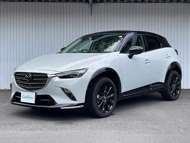 マツダ ＣＸ－３ XD スーパー エッジー 長野県 2023(令5)年 0.6万km パールⅡ ワンオーナー /マツダコネクトナビフルセグTV/360度ビューカメラ/ハーフレザーシート/パワーシート/純正１８インチアルミ/前後コーナーセンサー /アダプティブLEDヘッドライト/保証書/取説/スペアキー/禁煙車