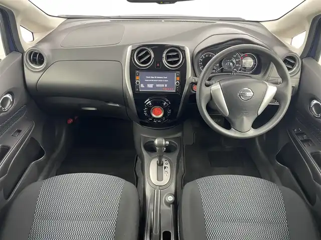 日産 ノート X DIG－S Vセレ +セーフ 愛知県 2014(平26)年 5.4万km シャイニングブルー 前後ドラレコ/エマージェンシーブレーキ/純正SDナビ/アラウンドビューモニター/コーナーセンサー/レーンキープアシスト/ドライブレコーダー/スマートキー/純正AW/フォグランプ/ETC/オートライト