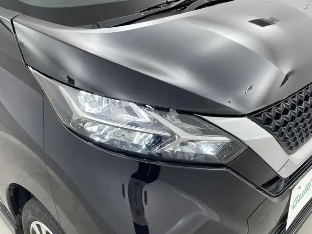 日産 デイズ HWS G ターボ プロパイロットED 福井県 2019(令1)年 2.3万km ブラック ４WD/純正９インチナビ【MM318D-L】/CD/DVD/フルセグTV/Bluetooth/SD/AM/FM/衝突軽減ブレーキ/アラウンドビューモニター/プッシュスタート /スペアキー/純正ドアバイザー/純正フロアマット/純正１５インチアルミ