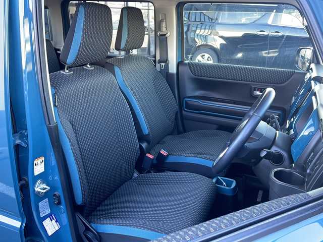 スズキ ハスラー HYBRID X 道東・釧路十勝 2020(令2)年 3万km デニムブルー ガンメタリック 2トーン ・4WD/・スズキメーカーオプション9インチナビ/【Apple carplay/Andoroid Auto/BT/フルセグ/CD/DVD/FM/AM】/・アラウンドビューモニター/・バックカメラ/・スズキセーフティサポート/・デュアルカメラブレーキサポート/・後退時ブレーキサポート/・誤発進抑制機能/・ふらつき警報/・標識認識/・車線逸脱警報/・ヒルディセントコントロール/・グリップコントロール/・スノーモード/・寒冷地仕様/・純正AW付夏用タイヤ/【165/60R15 2020年製】/・LEDヘッドライト/・オートライト/・オートマチックハイビーム/・アイドリングストップ/・社外エンジンスターター/・社外ドライブレコーダー【前】/・純正ラバーマット/・ドアバイザー/・スマートキー