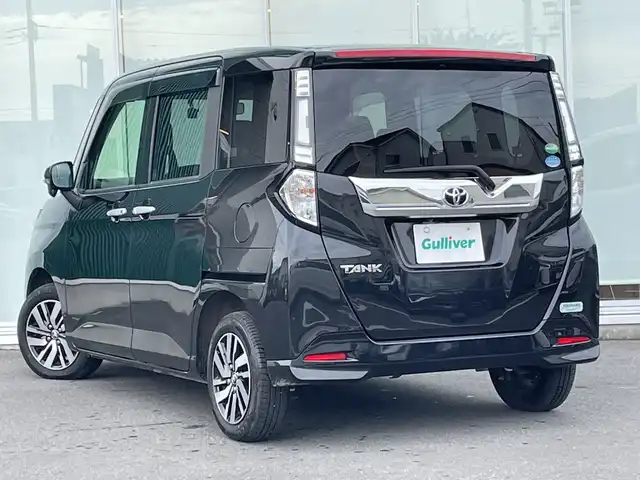 トヨタ タンク カスタムG 神奈川県 2016(平28)年 3.1万km ブラックマイカメタリック 純正ナビ/DVD/CD/フルセグTV/Bluetooth/バックアカメラ/ワンオーナー/アイドリングストップ/クルーズコントロール/社外ドライブレコーダー(前方)/純正フロントアエロ/後席サンシェード/両側パワースライドドア/保証書/取扱説明書/スマートキー/スペアキー