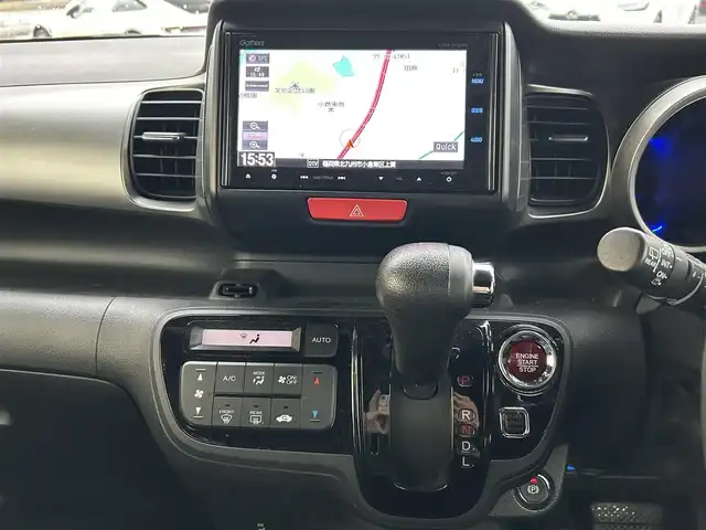 ホンダ Ｎ ＢＯＸ スラッシュ X 福岡県 2014(平26)年 4.5万km グレーⅡ ツートーン/純正7インチナビ【VRM-155VFi】/　(AM/FM/CD/DVD/Bluetooth/フルセグTV/MusicRack)/バックカメラ/衝突軽減ブレーキ/クルーズコントロール/横滑り防止/ECONスイッチ/モード切り替えステアリング/純正14インチアルミホイール/ETC/ステアリングヒーター/革巻きステアリング/ステアリングスイッチ/シートヒーター(D/N)/純正フロアマット/ワイヤレス充電器/プラズマクラスター/USBポート/スペアキー×1/アクセサリーソケット/ISOFIX/保証書/取扱説明書