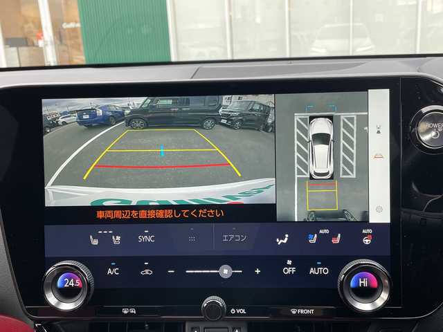 レクサス ＮＸ 350h Fスポーツ 神奈川県 2023(令5)年 1.1万km ホワイトノーヴァガラスフレーク Ｌｅｘｕｓ　Ｓａｆｅｔｙ　Ｓｙｓｔｅｍ＋/純正１４インチナビＴＶ/（Bluetooth/フルセグ）/赤黒レザーシート/3眼LEDヘッドライト/ヘッドアップディスプレイ/クリアランスソナー　/パワーバックドア/オートリトラミラー/パドルシフト　/ステアリングヒーター　/シートヒーター/エアーシート/パワーシート/後部席USBポート/後部席AC100V/1500W/荷室AC100V/1500W