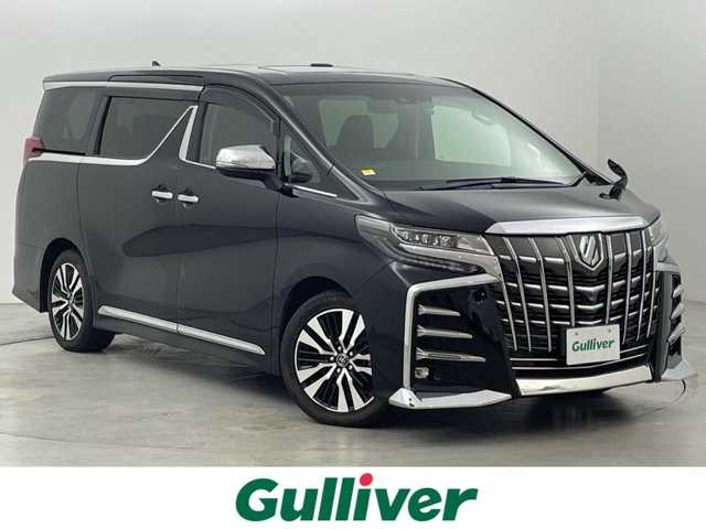 トヨタ アルファード S Cパッケージ 福岡県 2018(平30)年 5.5万km ブラック Ｗサンルーフ　/後席モニター　/社外ナビ　/ＥＴＣ　/前後ドラレコ　/デジタルルームミラー　/ＡＣＣ　/コーナーセンサー　/ＰＣＳ　/ＬＴＡ　/ＰＫＳＢ　/両側電動スライドドア　/パワーバックドア　/シートベンチレーション
