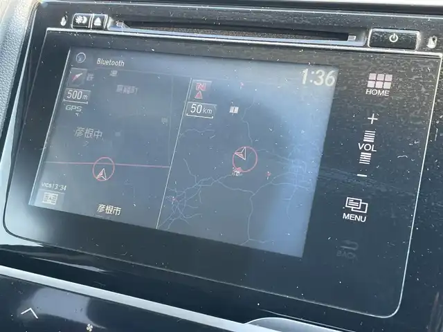 ホンダ フィット ハイブリット Fパッケージ 滋賀県 2014(平26)年 15.5万km ブリリアントスポーティブルーメタリック2トーン 純正ナビ/・Bluetooth/フルセグ/・CD/DVD/バックカメラ/ステアリングリモコン/ETC/スマートキー