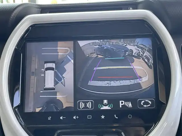 スズキ ハスラー HYBRID X 長野県 2020(令2)年 4.2万km ブルーイッシュブラックパール3 純正ナビ（FM/AM、CD、DVD、BT、USB）/バック、全方位モニター/ワンセグテレビ/前席シートヒーター/前後コーナーセンサー/レーンキープアシスト/ダウンヒルアシスト/盗難防止装置/横滑り防止装置/衝突軽減システム/ダブルサイドエアバック/カーテンエアバック/LEDオートライト/アイドリングストップ/スペアキー（１本）/純正フロアマット/純正１５AW/保証書、取扱説明書