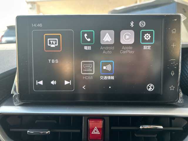 トヨタ ライズ G 神奈川県 2024(令6)年 3.4万km スムースグレーマイカメタリック ワンオーナー/純正ナビ（AM/FM/USB/HDMI/BT/ワンセグTV)/バックカメラ/Apple Car Play/Android Auto/ETC/ルーフキャリア/ルーフBOX/D/N席シートヒーター/フロントワイパーデアイサー/ステアリングスイッチ/クリアランスソナー/衝突被害軽減システム/横滑り防止装置/アイドリングストップ/純正フロアマット/純正アルミホイール/純正ドアバイザー/オートライト/オートミラー/ISOFIX/スペアキー×１/保証書/取扱説明書