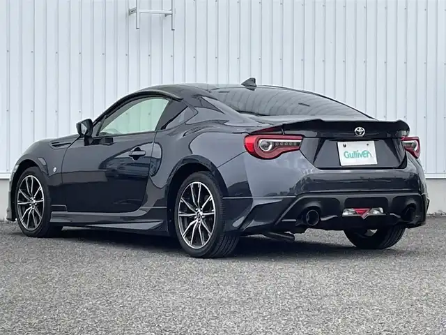 トヨタ ８６ GT 熊本県 2016(平28)年 3.4万km ダークグレーメタリック 純正ナビ　BT/CD/DVD/SD/AM/FM/・フルセグTV/ETC/モデリスタエアロ/革巻きステアリング/・ステアリングリモコン/・パドルシフト/・クルーズコントロール/横滑り防止/プッシュスタート/・スマートキー/・スペアキー×１/オートライト/純正AW/純正ドアバイザー/純正フロアマット/オートエアコン/・デュアルエアコン