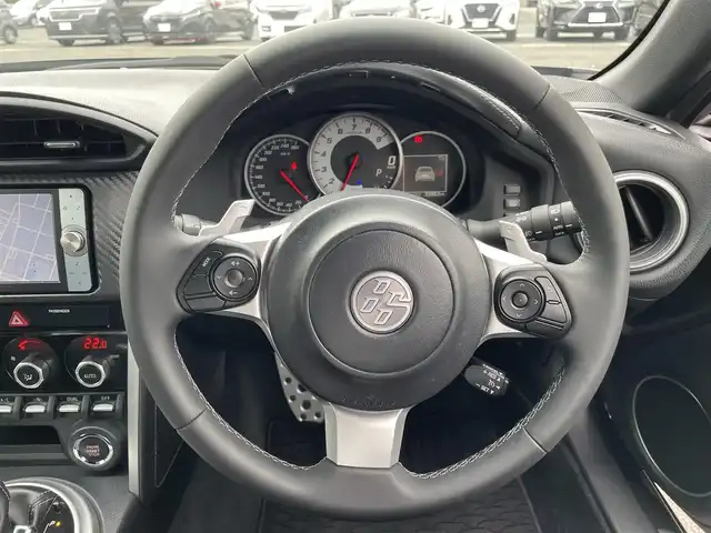 トヨタ ８６ GT 熊本県 2016(平28)年 3.4万km ダークグレーメタリック 純正ナビ　BT/CD/DVD/SD/AM/FM/・フルセグTV/ETC/モデリスタエアロ/革巻きステアリング/・ステアリングリモコン/・パドルシフト/・クルーズコントロール/横滑り防止/プッシュスタート/・スマートキー/・スペアキー×１/オートライト/純正AW/純正ドアバイザー/純正フロアマット/オートエアコン/・デュアルエアコン