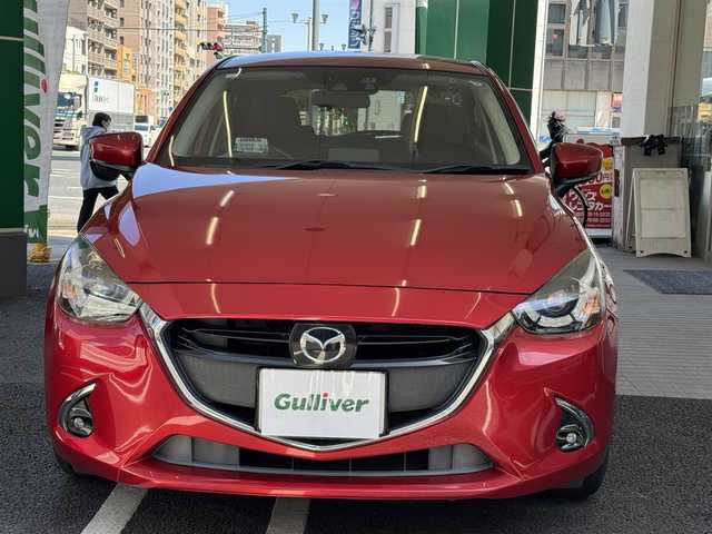 マツダ デミオ 13S ツーリング 福岡県 2016(平28)年 5.3万km ソウルレッドプレミアムメタリック ユーザー買取車/マツダコネクト/・フルセグTV/・Bluetooth/・DVD/レーダークルーズコントロール/ブラインドスポット/レーンアラート/コーナーセンサー/ETC/ヘッドアップディスプレイ/オートライト/i-stop