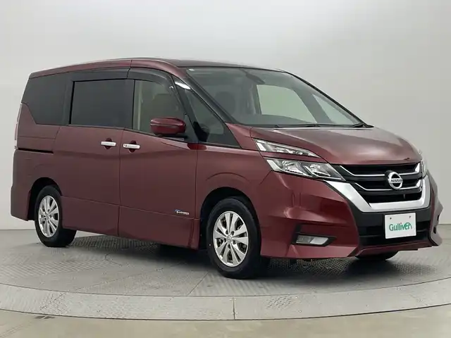 日産 セレナ ハイウェイスター 新潟県 2016(平28)年 3.8万km マルーンレッド プロパイロット/フリップダウンモニター/快適パック/セーフティーパックB/純正9インチナビ/　　CD/DVD/BD/BT/アラウンドビューモニター/レーダークルーズコントロール/オートライト/ほし純正15インチアルミホイール/デジタルインナーミラー/ステリングスイッチ/アイドリングストップ/スマートキー/ETC