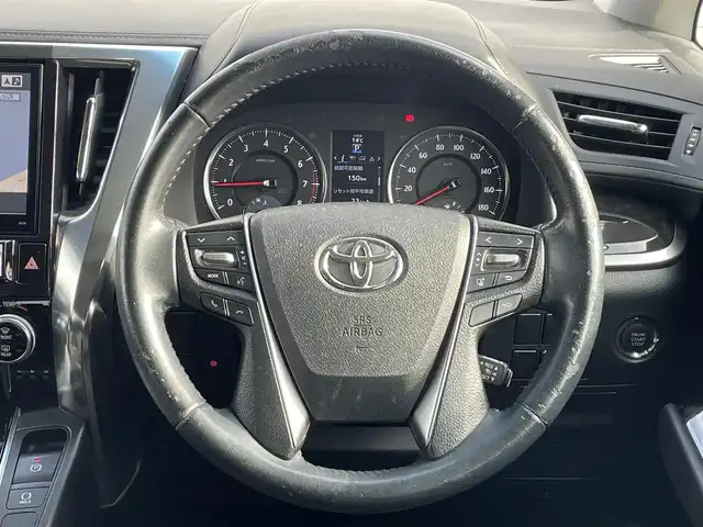 トヨタ ヴェルファイア Z 山口県 2015(平27)年 7.7万km バーニングブラッククリスタルシャインガラスフレーク 社外ナビ/CD/DVD/SD/HDMI/BT/ETC/フルセグTV/バックカメラ/コーナーセンサー/オートライト/オートホールド/フォグランプ/ムーンルーフ/ドアバイザー/片側イージークローザードア/衝突軽減ブレ―キ/電動格納ミラー/純正フロアマット