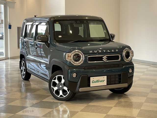 スズキ ハスラー HYBRID X 福井県 2020(令2)年 0.4万km デニムブルー ガンメタリック 2トーン セーフティサポート/・デュアルカメラブレーキサポート/・車線逸脱抑制機能/・車線逸脱警報機能/・コーナーセンサー/・ハイビームアシスト/シートヒーター/オートライト/LEDヘッドライト/フォグランプ/純正15インチアルミホイール/プッシュスタート/スマートキー×2/カーオーディオ/ステアリングスイッチ/純正フロアマット