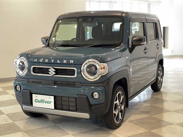 スズキ ハスラー HYBRID X 福井県 2020(令2)年 0.4万km デニムブルー ガンメタリック 2トーン セーフティサポート/・デュアルカメラブレーキサポート/・車線逸脱抑制機能/・車線逸脱警報機能/・コーナーセンサー/・ハイビームアシスト/シートヒーター/オートライト/LEDヘッドライト/フォグランプ/純正15インチアルミホイール/プッシュスタート/スマートキー×2/カーオーディオ/ステアリングスイッチ/純正フロアマット