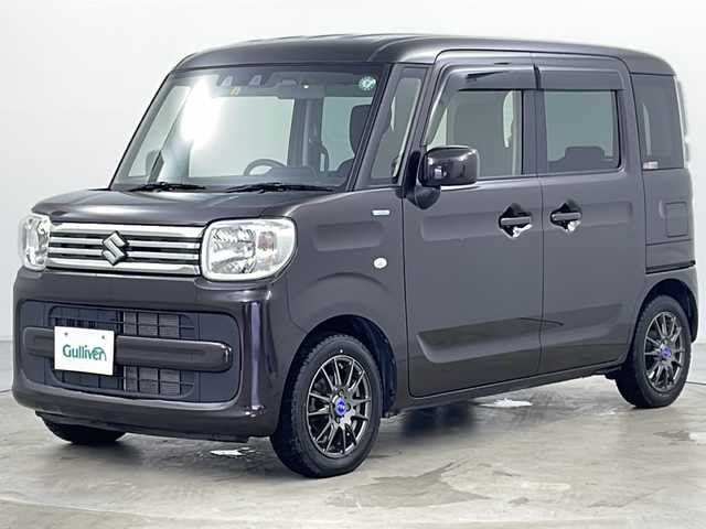 スズキ スペーシア HYBRID X 道央・札幌 2022(令4)年 3.8万km アーバンブラウンパールメタリック ・ワンオーナー/・社外ナビ&CD&DVD&BT/・バックカメラ/・両側パワースライドドア/・スズキセーフティーサポート/・衝突被害軽減ブレーキ/・レーンキープアシスト/・後コーナーセンサー/・横滑り防止装置/・アイドリングストップ/・PWRスイッチ/・前席シートヒーター/・ドアミラーヒーター/・純正フロアマット/・ドアバイザー/・プッシュスタート/・オートライト/・オートマチックハイビーム/・ヘッドライトレベライザー/・スマートキー