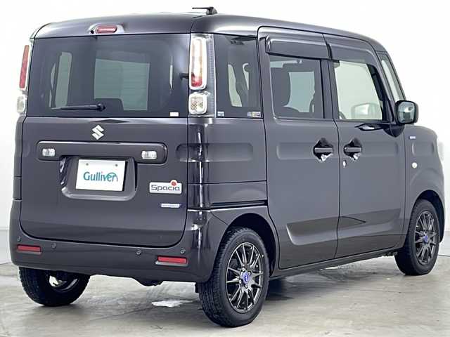 スズキ スペーシア HYBRID X 道央・札幌 2022(令4)年 3.8万km アーバンブラウンパールメタリック ・ワンオーナー/・社外ナビ&CD&DVD&BT/・バックカメラ/・両側パワースライドドア/・スズキセーフティーサポート/・衝突被害軽減ブレーキ/・レーンキープアシスト/・後コーナーセンサー/・横滑り防止装置/・アイドリングストップ/・PWRスイッチ/・前席シートヒーター/・ドアミラーヒーター/・純正フロアマット/・ドアバイザー/・プッシュスタート/・オートライト/・オートマチックハイビーム/・ヘッドライトレベライザー/・スマートキー