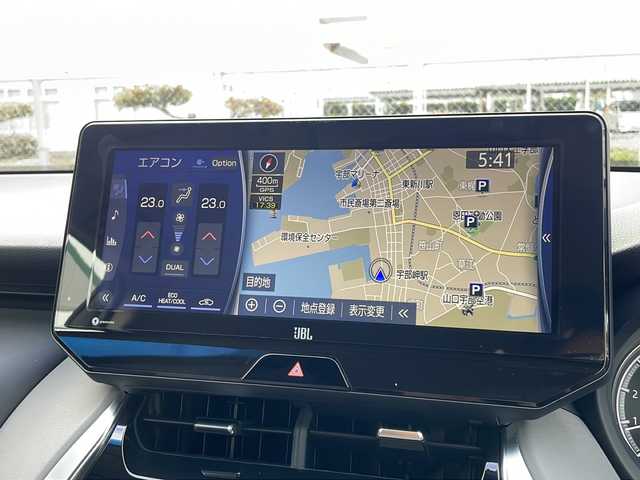 トヨタ ハリアー Z 山口県 2021(令3)年 3.8万km ホワイトパールクリスタルシャイン 純正12.3インチナビ/ミラキャスト対応/Bluetooth/純正フルセグテレビ/バックカメラ/アラウンドビューモニター/ETC2.0/トヨタセーフティセンス/クルーズコントロール/レーンキープアシスト/パワーシート/パワーバックドア/デジタルインナーミラー/スマートキー/プッシュスタート