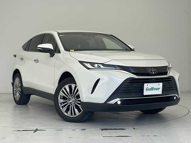トヨタ ハリアー Z 沖縄県 2021(令3)年 3.8万km ホワイトパールクリスタルシャイン 純正ディスプレイオーディオ/　(ナビ　ラジオ　フルセグＴＶ　ＵＳＢ　Ｂｌｕｅｔｏｏｔｈ)/全方位カメラ/バックカメラ/ビルトインＥＴＣ２．０/アダプティブクルーズコントロール　(ＡＣＣ)/ヘッドアップディスプレイ　(ＨＵＤ)/デジタルインナーミラー/パワーバックドア/ハーフレザーシート/電動パーキングブレーキ/ＬＥＤヘッドライト/クリアランスソナー前後/D席パワーシート/スマートキー/スペアキー有り