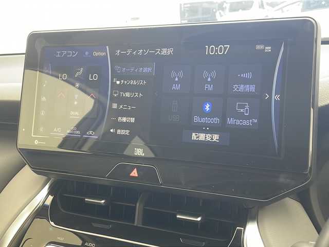 トヨタ ハリアー Z 沖縄県 2021(令3)年 3.8万km ホワイトパールクリスタルシャイン 純正ディスプレイオーディオ/　(ナビ　ラジオ　フルセグＴＶ　ＵＳＢ　Ｂｌｕｅｔｏｏｔｈ)/全方位カメラ/バックカメラ/ビルトインＥＴＣ２．０/アダプティブクルーズコントロール　(ＡＣＣ)/ヘッドアップディスプレイ　(ＨＵＤ)/デジタルインナーミラー/パワーバックドア/ハーフレザーシート/電動パーキングブレーキ/ＬＥＤヘッドライト/クリアランスソナー前後/D席パワーシート/スマートキー/スペアキー有り