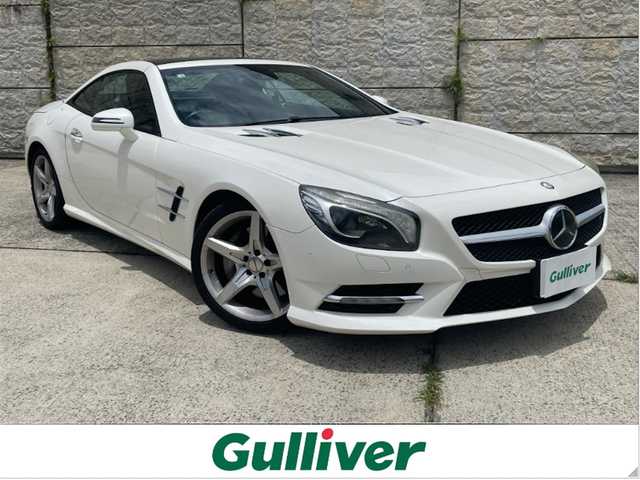 メルセデス・ベンツ ＳＬ３５０ ブルーエフィシェンシー 長崎県 2012(平24)年 8.7万km ダイヤモンドホワイト 純正メーカーナビ/CD DVD再生機能有り/レザーシート/バックカメラ/クルーズコントロール/パドルシフト/パワーシート/メモリーシート/シートヒーター/エアーサスペンション/パワーバックドア/ECOボタン/プッシュスタート/純正19インチアルミホイール/ETC/横滑り防止機能/HIDヘッドライト/スマートキー/スペアキー×1/保証書　取扱説明書