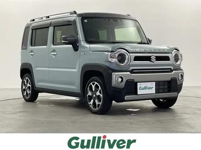 スズキ ハスラー Jスタイル 福井県 2021(令3)年 1.3万km オフブルーメタリック/ガンメタリック2トーンルーフ ４WD/ディラーオプション８インチナビ【SKX-S805】/CD/DVD/フルセグTV/Bluetooth/AM/FM/衝突軽減ブレーキ/ドライブレコーダー（前後）/ビルトインETC/オートライト /LED/フォグランプ/シートヒーター /ウィンカー/電動格納式ミラー/ルーフレール/コーナーセンサー/純正１５インチアルミ/純正フロアマット