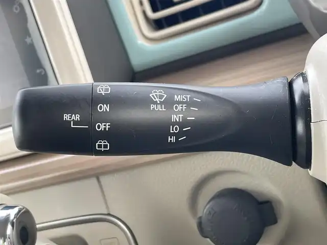スズキ ラパン X 滋賀県 2017(平29)年 5.5万km フレンチミントパールメタリック 純正ナビ/(Bluetooth/フルセグ/CD/DVD)/衝突軽減ブレーキ/アラウンドビューモニター/アイドリングストップ/D席シートヒーター/ビルトインETC/ドアバイザー/純正ドライブレコーダー/スペアキー/USB