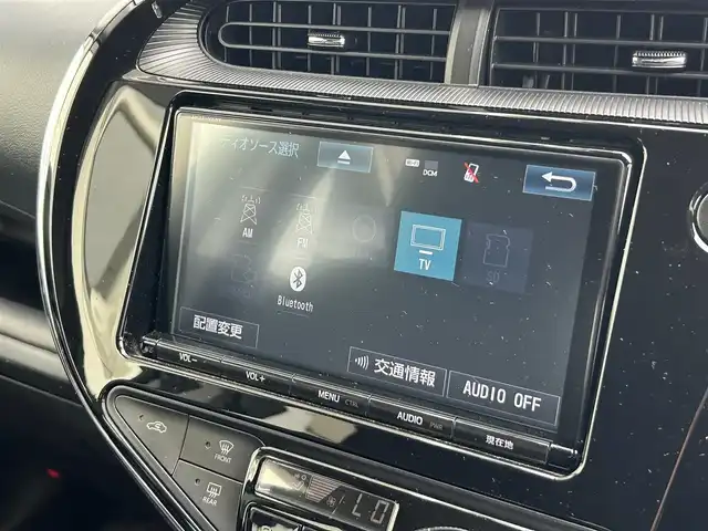 トヨタ アクア G ブラックソフトレザーセレ 静岡県 2018(平30)年 7.1万km ブラックマイカ トヨタセーフティセンス/純正９型ＳＤナビ/フルセグＴＶ/ＤＶＤ再生/ドラレコ/ビルトインＥＴＣ２．０/クルーズコントロール/合皮シート/シートヒーター/寒冷地仕様/ＬＥＤヘッドライト/フォグランプ/オートハイビーム/スペアタイヤ/純正１５ＡＷ