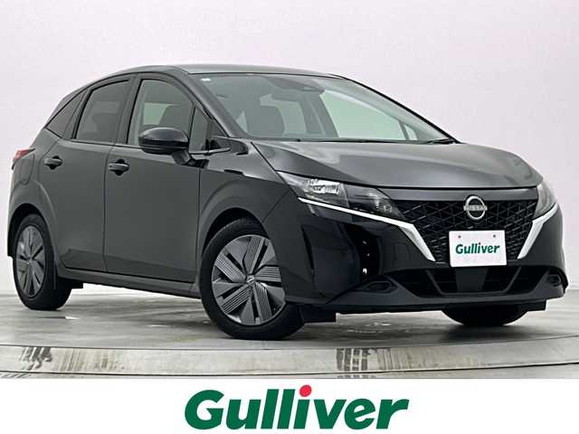 日産 ノート e－パワー X 宮城県 2022(令4)年 3.2万km スーパーブラック 純正ナビ/(AM/FM/iPod/SD/CD)/フルセグTV/Bluetooth/USB入力端子/ETC2.0/プッシュスタート/スマートキー/スペアキー/オートライト/ヘッドライトレベライザー/純正フロアマット
