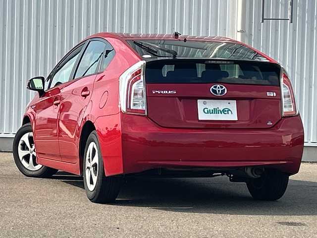 トヨタ プリウス S 愛媛県 2012(平24)年 11.2万km レッドマイカメタリック 純正ナビ/Bluetooth/CD/DVD/フルセグ/スマートキー/スペアキー/プッシュスタート/ドライブレコーダー前後/オートライト/純正フロアマット/保証書/取扱説明書