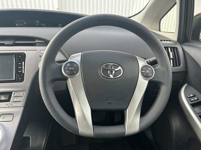 トヨタ プリウス S 愛媛県 2012(平24)年 11.2万km レッドマイカメタリック 純正ナビ/Bluetooth/CD/DVD/フルセグ/スマートキー/スペアキー/プッシュスタート/ドライブレコーダー前後/オートライト/純正フロアマット/保証書/取扱説明書