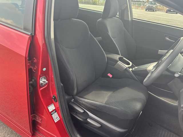 トヨタ プリウス S 愛媛県 2012(平24)年 11.2万km レッドマイカメタリック 純正ナビ/Bluetooth/CD/DVD/フルセグ/スマートキー/スペアキー/プッシュスタート/ドライブレコーダー前後/オートライト/純正フロアマット/保証書/取扱説明書