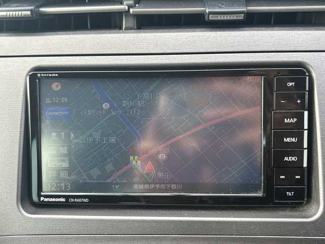 トヨタ プリウス S 愛媛県 2012(平24)年 11.2万km レッドマイカメタリック 純正ナビ/Bluetooth/CD/DVD/フルセグ/スマートキー/スペアキー/プッシュスタート/ドライブレコーダー前後/オートライト/純正フロアマット/保証書/取扱説明書