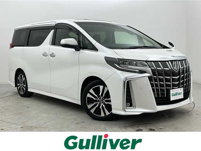 トヨタ アルファード S Cパッケージ 宮城県 2019(平31)年 3.5万km ホワイトパールクリスタルシャイン ツインムーンルーフ/トヨタセーフティーセンス/・プリクラッシュセーフティーシステム/・アダプティブハイビームシステム/・レーントレーシングアシスト/・ロードサインアシスト/・レーダークルーズコントロール/・クリアランスソナー/ブラインドスポットモニター/ALPINE製フリップダウンモニター/デジタルインナーミラー/前席シートヒーター/前席シートベンチレーション/前席パワーシート/シートメモリー/ALPINE製11インチナビ/（BT.CD.DVD.AM.FM.SD）/バックカメラ/フルセグテレビ/両側パワースライドドア/電動リアゲート/電動パーキングブレーキ/AUTOHOLD/ETC/ステアリングヒーター/ウッドコンビステアリング/ステアリングスイッチ/プッシュスタート/スマートキー/合皮シート/3列シート/オットマン/ロールサンシェード/社外フロアマット/純正ドアバイザー/純正18インチアルミホイール/3眼LEDヘッドライト/LEDフォグランプ/nanoeエアコン/横滑り防止機能