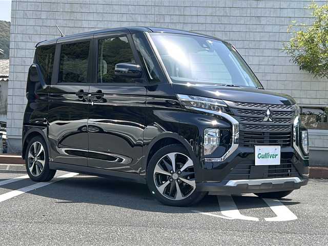三菱 ｅＫクロススペース G 愛媛県 2020(令2)年 3万km アメジストブラック 社外メモリナビ＆ワンセグＴＶ/（ＤＶＤ＆ＢＴ＆ＣＤ＆ＳＤ）/バックカメラ/衝突軽減ブレーキ/レーンキープアシスト/純正15インチAW/前後ドライブレコーダー/オートライト/ＬＥＤライト/フォグランプ/ウィンカーミラー/電動格納ミラー/スマートキー/プッシュスタート/Ｗ＋サイドエアバッグ/フロアマット/新車保証書/取扱説明書