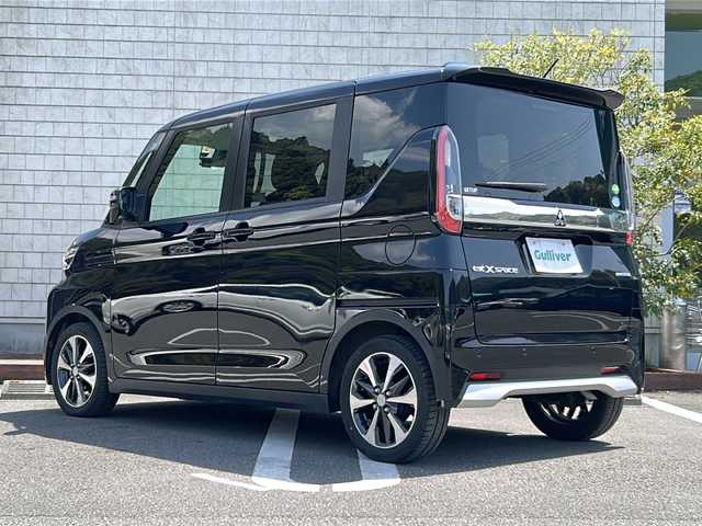 三菱 ｅＫクロススペース G 愛媛県 2020(令2)年 3万km アメジストブラック 社外メモリナビ＆ワンセグＴＶ/（ＤＶＤ＆ＢＴ＆ＣＤ＆ＳＤ）/バックカメラ/衝突軽減ブレーキ/レーンキープアシスト/純正15インチAW/前後ドライブレコーダー/オートライト/ＬＥＤライト/フォグランプ/ウィンカーミラー/電動格納ミラー/スマートキー/プッシュスタート/Ｗ＋サイドエアバッグ/フロアマット/新車保証書/取扱説明書