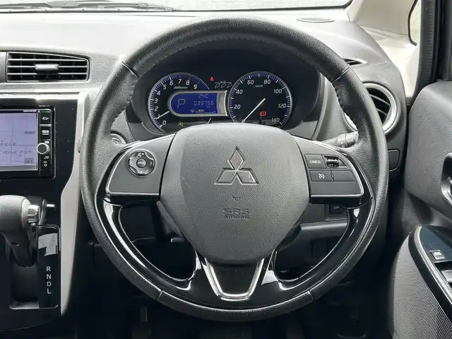 三菱 ｅＫカスタム T　セーフティPKG 熊本県 2018(平30)年 4万km アメジストブラック ワンオーナー/純正ナビ/・AM/FM/CD/DVD/SD/iPod/USB/AUX/BT/・フルセグTV/社外ドライブレコーダー/・前方/車内/横滑り防止機能/レーンキープアシスト/衝突被害軽減システム/オートマチックハイビーム/クルーズコントロール/前後コーナーセンサー/アイドリングストップ/全周囲カメラ/・バック/サイド/ETC/オートライト/・フォグランプ/・HIDライト/革巻きステアリング/・ステアリングリモコン/D席シートヒーター/電動格納ミラー/・ウィンカーミラー/ドアバイザー/純正フロアマット/純正アルミホイール/スマートキー
