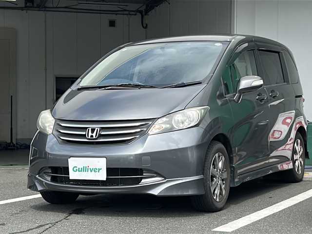 ホンダ フリード FLEX iエアロ 京都府 2008(平20)年 12.6万km ポリッシュドメタルメタリック 〇フルセグテレビ/〇バックカメラ/〇両側パワースライドドア/〇ETC/〇スマートキー/〇AAC/〇純正フロアマット/〇純正アルミホイール