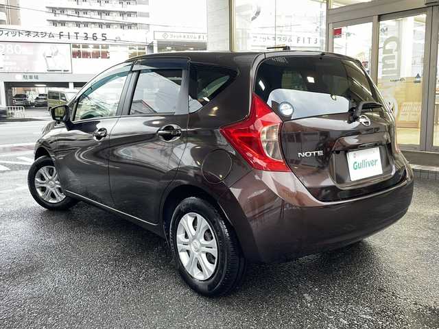 日産 ノート X 大阪府 2016(平28)年 1.9万km インペリアルアンバーP ワンオーナー/純正メモリーナビ/フルセグTV/DVD再生/Bluetoothオーディーオ/バックカメラ/衝突軽減ブレーキ/車線逸脱警報/スマートキー/アイドリングストップ/ETC/ドラレコ/電動格納ミラー/スペアキー1本