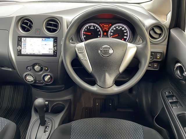 日産 ノート X 大阪府 2016(平28)年 1.9万km インペリアルアンバーP ワンオーナー/純正メモリーナビ/フルセグTV/DVD再生/Bluetoothオーディーオ/バックカメラ/衝突軽減ブレーキ/車線逸脱警報/スマートキー/アイドリングストップ/ETC/ドラレコ/電動格納ミラー/スペアキー1本