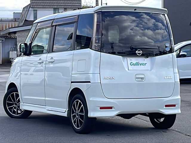 日産 ルークス ハイウェイスター ターボ 福島県 2012(平24)年 7.9万km スノーパールホワイト /４ＷＤ//ターボ//純正ＳＤナビ//ＣＤ・ＤＶＤ・ＢＴ・フルセグ//両側パワースライド//バックカメラ//ＨＩＤヘッドライト//インテリジェントキー//Ｄ席シートヒーター//ミラーヒーター//社外エンジンスターター//社外１４インチアルミ//保証書//取説//スペアキー