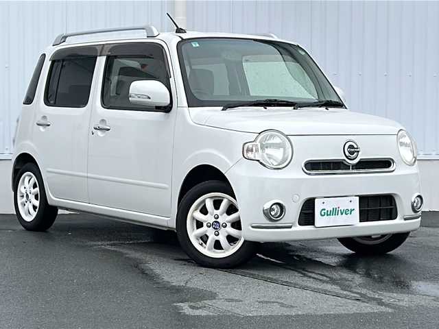 ダイハツ ミラ ココア プラスX 三重県 2013(平25)年 5.3万km パールホワイトⅢ スペアキー /ルーフレール /純正フロアマット/アイドリングストップ/ABS/純正ドアバイザー /AM/FM/CD/AUX　/禁煙車