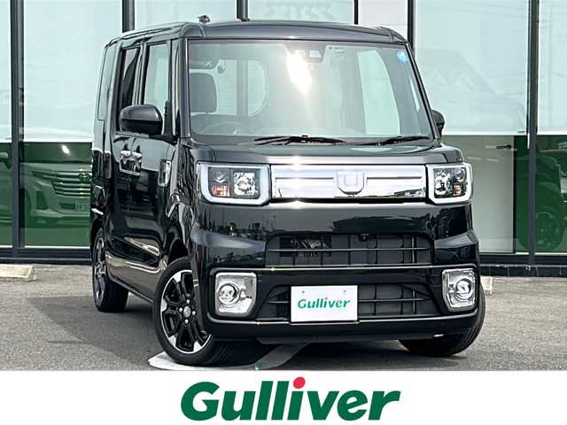 ダイハツ ウェイク G ターボVS SA Ⅲ 岐阜県 2022(令4)年 1.1万km ブラックマイカメタリック 純正ナビ/ワンセグテレビ/Bluetooth/ドライブレコーダー前後/ETC/両側パワースライドドア/プッシュスタート/スマートキー/スペアキー/LEDライト/全方位カメラ/パワーステアリング/パワーウィンドウ/アイドリングストップ