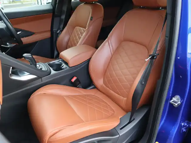 ジャガー Ｅペース HSE 300PS 宮城県 2018(平30)年 4.8万km 青 純正ナビ【ＢＴ／フルセグＴＶ】/ＭＥＲＩＤＩＡＮサウンド　/アダプティブクルーズコントロール　/パワーテールゲート　/ブラウンレザーシート　/前席メモリー付きパワーシート　/レーンキープアシスト　/全方位カメラ/前席シートヒーター/衝突回避/ブラインドスポットアシスト/リアチャイルドセキュリティ/純正20インチAW/LEDヘッドライト/前後ドライブレコーダー/オートマチックハイビーム/ETC/プッシュスタート/禁煙車