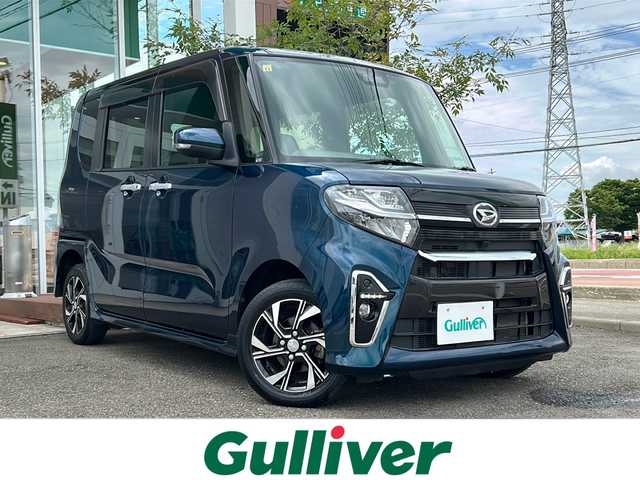 ダイハツ タント カスタム X セレクション 秋田県 2020(令2)年 4.6万km レーザーブルークリスタルシャイン 純正メモリナビ/純正CD、DVD、BT、フルセグ/バックカメラ/純正14インチアルミ/ドライブレコーダー/４WD/前後コーナーセンサー/スペアキー