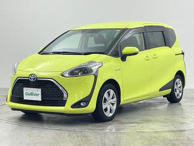 トヨタ シエンタ ハイブリッド ファンベースG 群馬県 2020(令2)年 7.5万km エアーイエロー 純正９型ナビ　全周囲カメラ　衝突被害軽減ブレーキ　車線逸脱警報　オートマチックハイビーム　両側パワースライドドア　クルーズコントロール　クリアランスソナー　前後ドライブレコーダー　ＥＴＣ　禁煙車